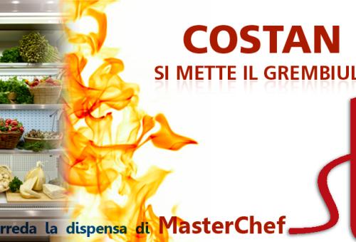 ¡Los muebles Costan conservan y exponen los fantásticos ingredientes seleccionados para los cocineros de MasterChef Italia!
