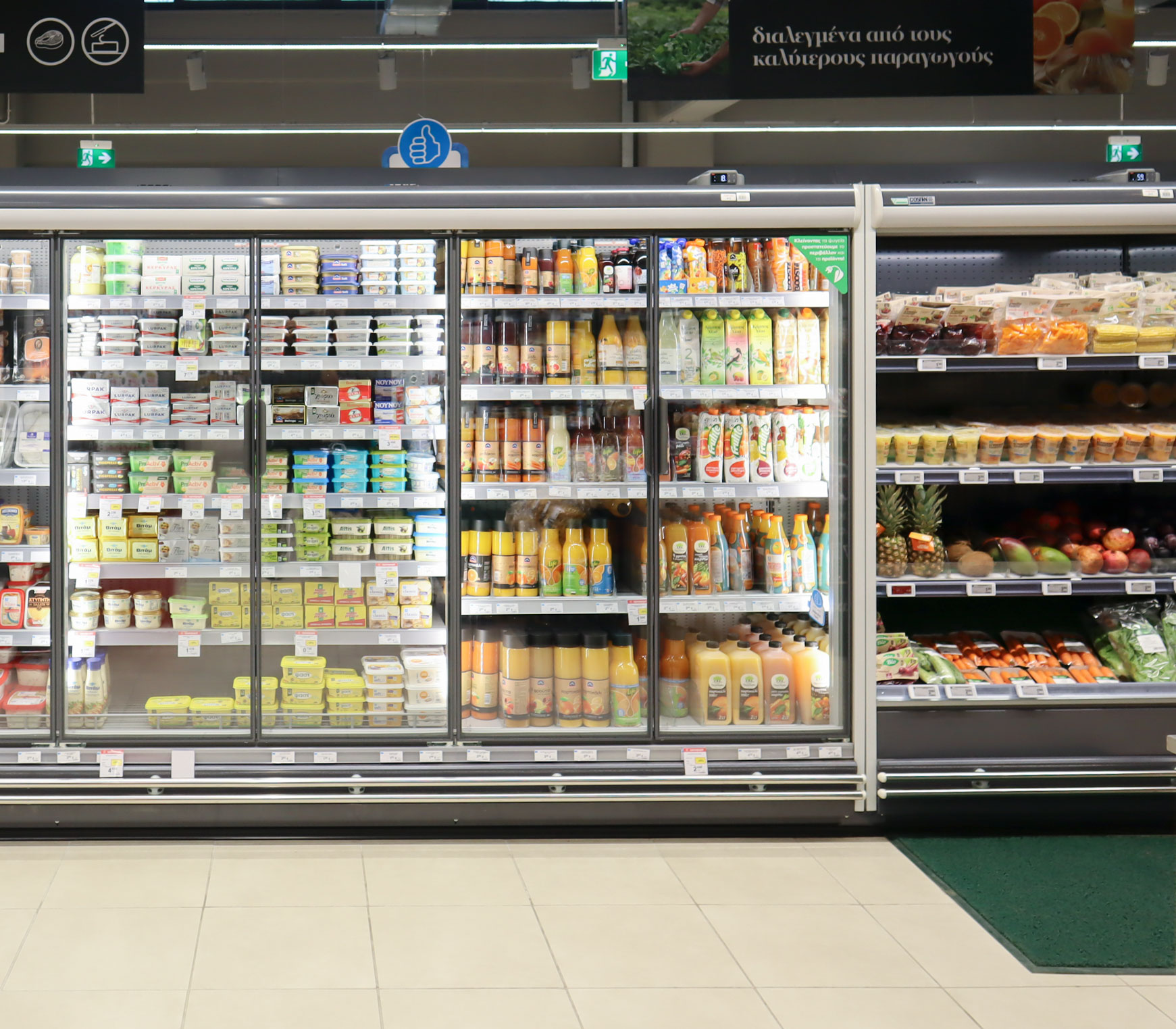 Refrigerated cabinet for supermarkets: Epta’s sustainable technology
