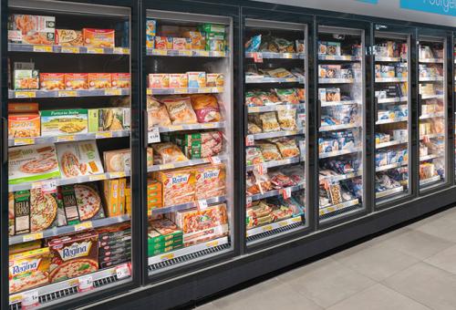 Costan counter fridges dedicated to the frozen departments for Retail: design and attention to the environment 