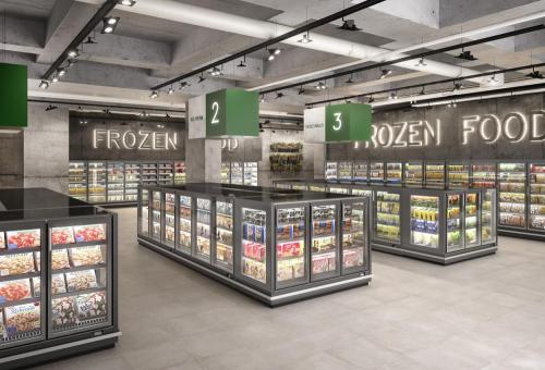 A change of look in the frozen foods area, with GranSesia Costan